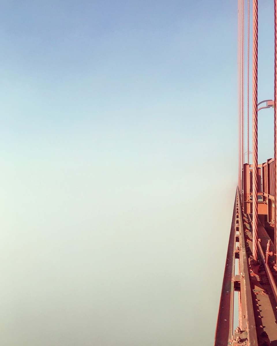 san francisco orange bridge frame united states